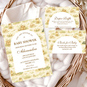 Invitación Baby Shower Safari Lindo del Jungle
