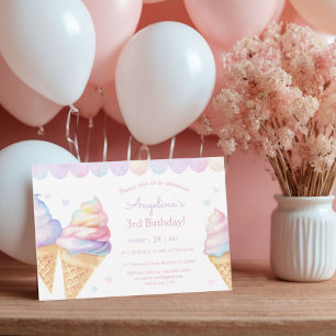 2.º helado de invitación de cumpleaños