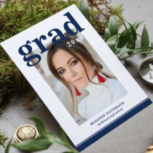 Etiqueta Para Botella De Vino Partido de Graduación de Fotografías Elegante Vino