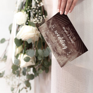 Invitación Barn Rafters con cadenas ilumina a un Boda ruso