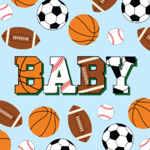 Invitación Tema compartido de Sports Baby Shower