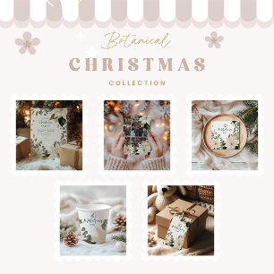 Servilleta De Papel Partido de vacaciones de Poinsettia Blanca