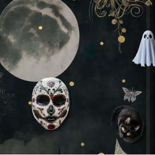 Scary Halloween Mask Pegatina
