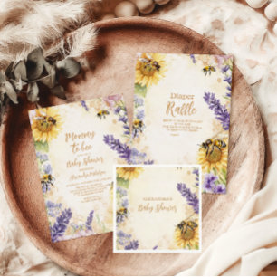 Invitación Mamá Rústica Para Ser Baby Shower Neutral De Géner