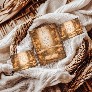 Tarjeta De Agradecimiento Elegante Un Nuevo Capítulo Fiesta de Regalos de Bo