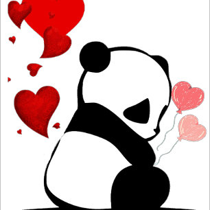 Caja Para Regalos panda en rosa