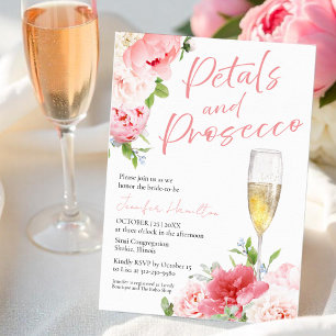 Invitación Consejos de ducha de novia del Prosecco para tarje