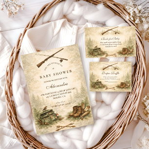 Servilleta De Papel Fiesta de Baby Shower Aventura Bosque Pequeño Caza