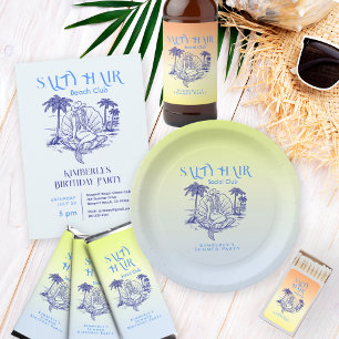 Camiseta Fiesta de verano de Cowgirl de sirvienta azul cost