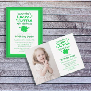Invitación Lucky Little Birday