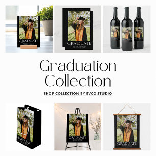 Póster Graduación simple Elegante y moderna foto de gradu