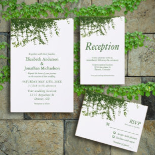 Invitación Boda Hanging Ivy Greenery