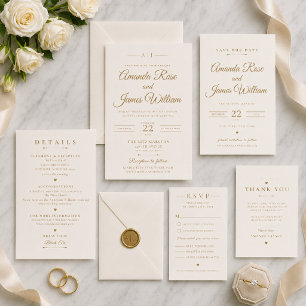 Tarjeta de agradecimiento de boda con aspecto mini