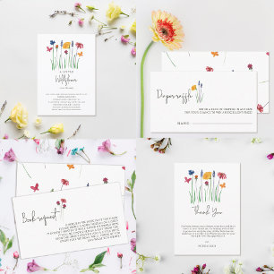 Posavasos Cuadrado De Papel Niña pequeña Bonito de flores silvestres Baby Show