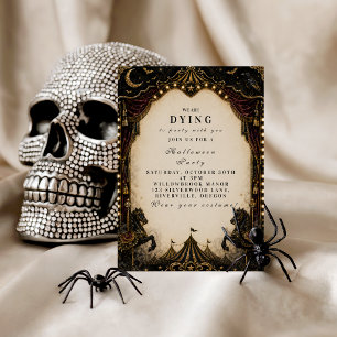 Invitación Fiesta de Halloween de Carnaval Lujoso