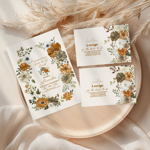 Servilleta De Papel Elegante ducha de novias con flores de Boho