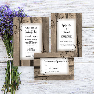 Boda de artesanía y flores RSVP