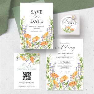 Pegatina Redonda Gracias Cazadores De Bodas Watercolor Flores Silve