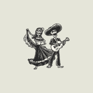 Rompecabezas de Invitación a la Boda de Calaveras 