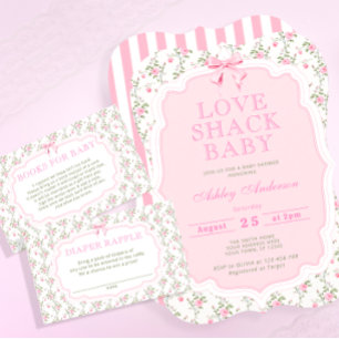 Invitación Baby Shower de Love Shack Vintage