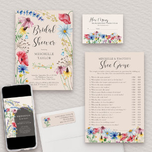 Tarjeta De Recepción Cuántas semillas de flores silvestres para la tarj