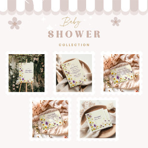 Servilleta De Papel Wildflower Garden Baby Shower