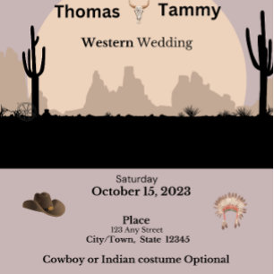 Invitación a la boda de las flores turquesas