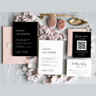 Invitación Moderna y Minimalista   BODA