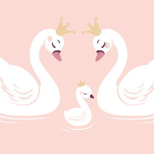 Invitación Pájaro de Baby Shower con beca de la Corona