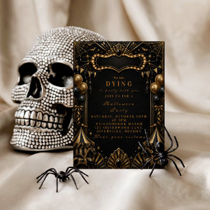 Invitación Fiesta de Halloween del Carnaval Vintage