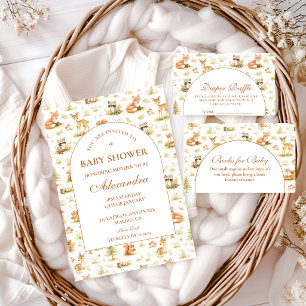 Servilleta De Papel Bebé Shower de Animales del Bosque