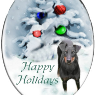 Regalos del navidad de Manchester Terrier