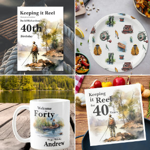 Enfriador De Latas Bienvenidos a la Pesca de Cumpleaños de los Cuatro