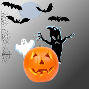 Posavasos Cuadrado De Papel Vibes espeluznantes en una letra blanca embrujada