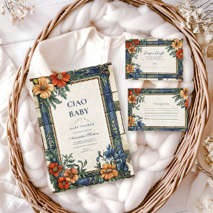 Servilleta De Papel Ciao Baby Shower italiano