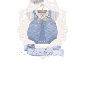Invitación El príncipe real es un niño Baby Shower