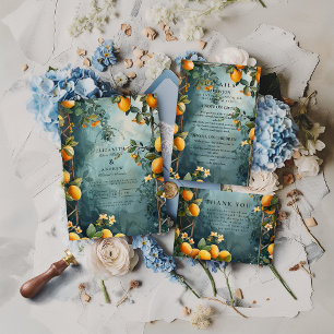 Tarjeta De Agradecimiento Noviazgo en Lemon Grove Boda