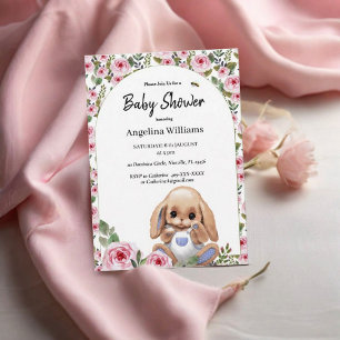 Plato De Papel Placa de papel para la ducha de bebé con un bonito