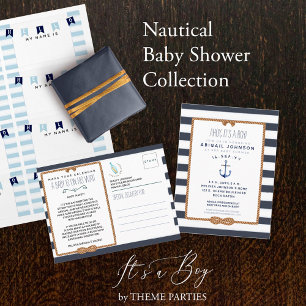 Invitación Bebé ligero azul Knot Infinity Baby Shower