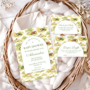 Tarjeta De Recepción Rifra de Tractor Agrícola Antiguo en el Campo