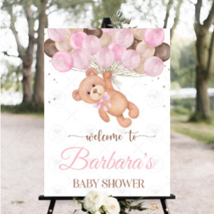 Etiqueta Para Botella De Agua Teddy Bear Baby Shower Apenas podemos esperar