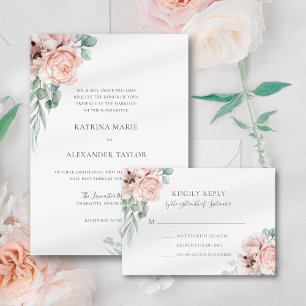 Katrina Invitación de Boda Católica Boda formal