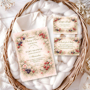 Servilleta De Papel Ducha de Bebé Jardín de Frutas Silvestres