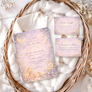 Invitación Ducha de la pequeña princesa celestial
