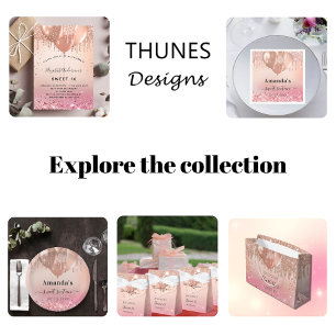 Pegatina Redonda Sweet 16 rosa oro color rosa purpurina nombre