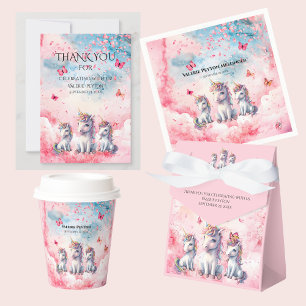 Servilleta De Papel Toallas de papel Baby Shower de Unicorn encantadas