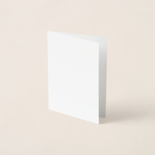 Mini (8,9 cm x 12,7 cm) Tarjeta con relieve metalizado