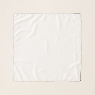 Pañuelo, Pequeño y cuadrado (66 cm x 66 cm), Negro