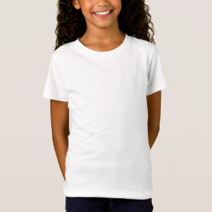 Camiseta con punto de jersey para niña