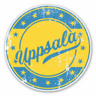 Sverige nacional - Uppsala | Pegatina de Suecia